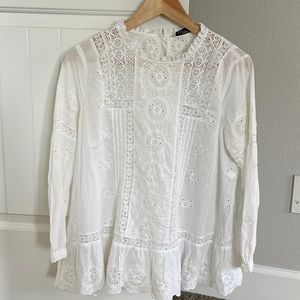 Zara Embroidered Top